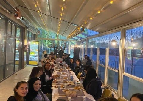 Öğrencilerimizle bir kutlama anı