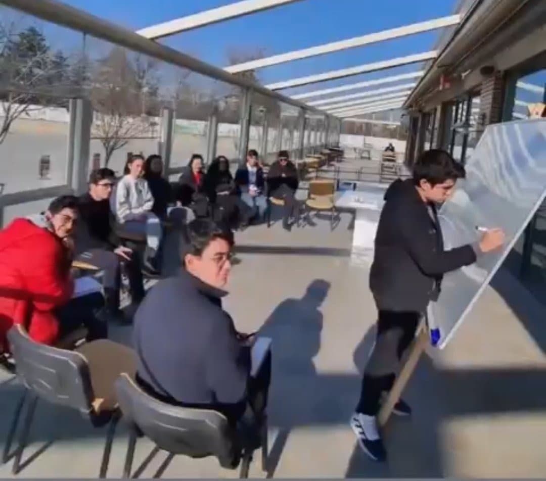 Özel bir atölye çalışmasından görünüm