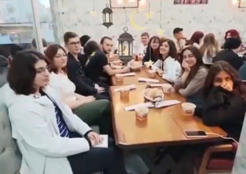 Öğrencilerimizle kampüs bahçesinde aktivite