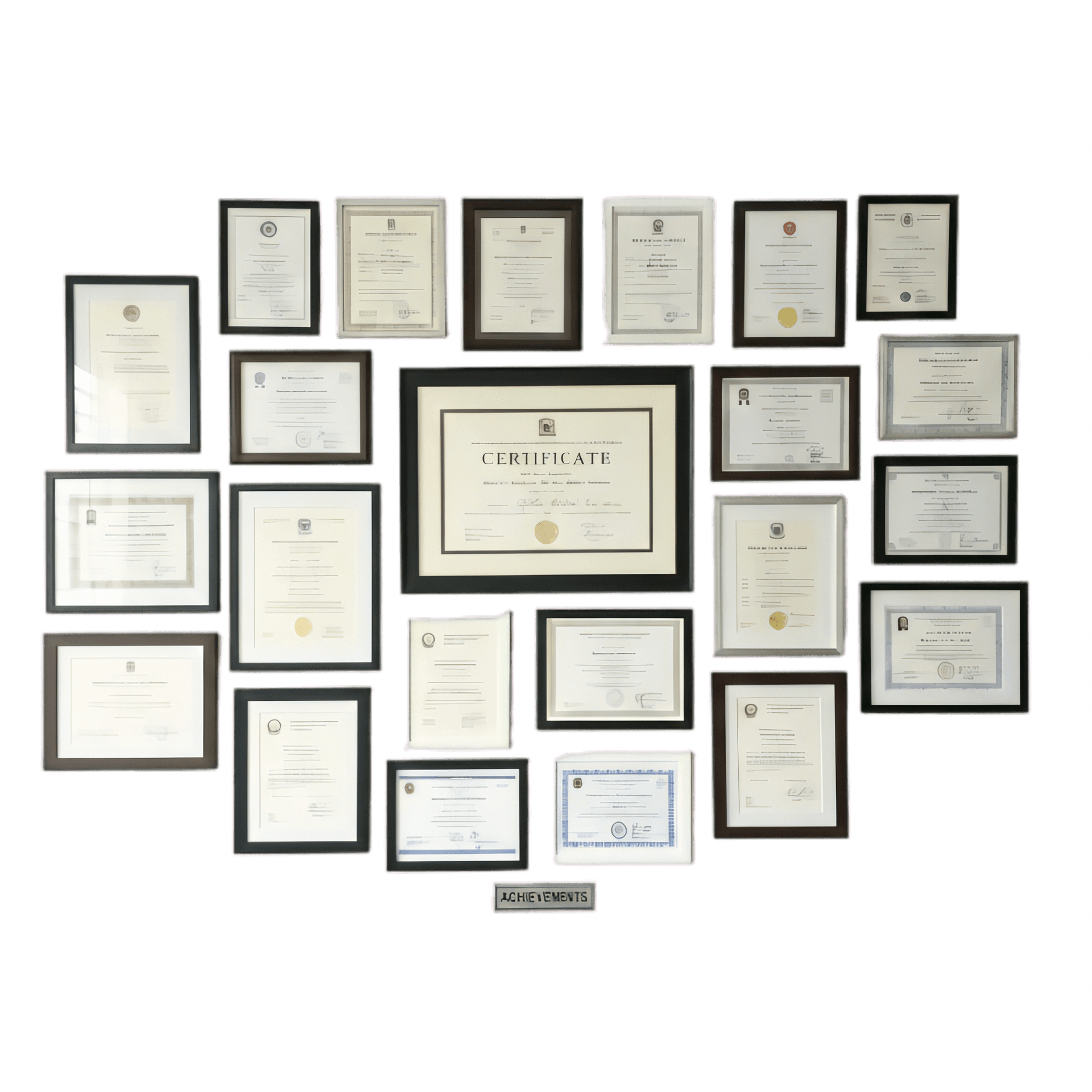 Heart of English Sertifika Duvarı